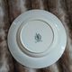 6 antique flat plates in ironstone