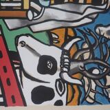 Fernand LÉGER: Chair and cow, signed lithograph