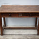 Table bois ancienne table de cuisine table salon campagne, chalet, table avec tiroirs