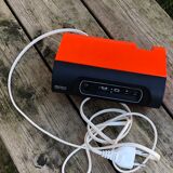 Orange alarm clock Sankyo Digi-Glo