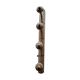 Former wooden wall coat holder 4 patères