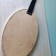 Oval mirror gilded frame margin felt black vintage