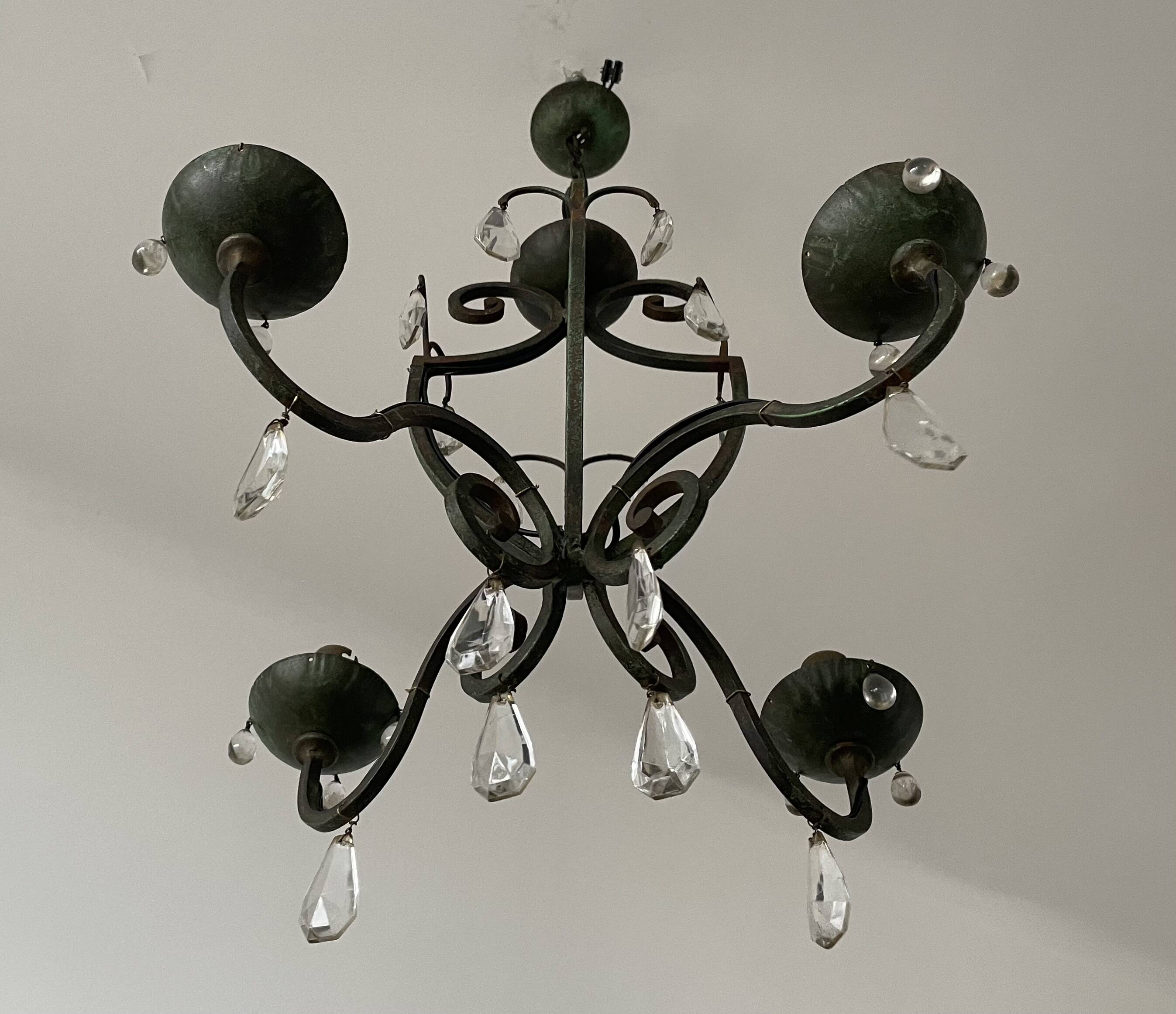1930s butterfly chandelier