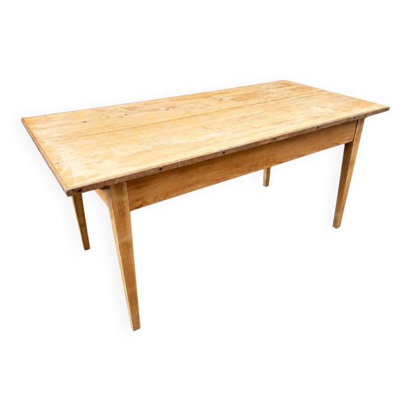 Table de ferme sapin brut