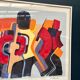 Original Swedish Colour Lithograph – “Composition” by Bo Thorén – Signed – Vintage & Framed