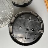 Round industrial wall light from the 1980s.