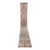 Tapis de couloir turc vintage