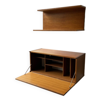 1960’s mid century Beaver & Tapley wall mounted desk unit