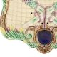 Antique French Majolica Earthenware Asparagus Plate, 19th Century