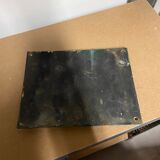 Old enamelled plaque number 12