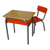 Table and Chair of schoolboy vintage