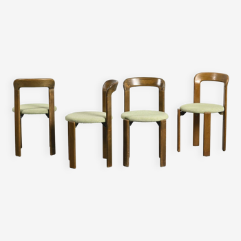 Suite de quatre chaises par Bruno Rey, Dietiker vers 1971