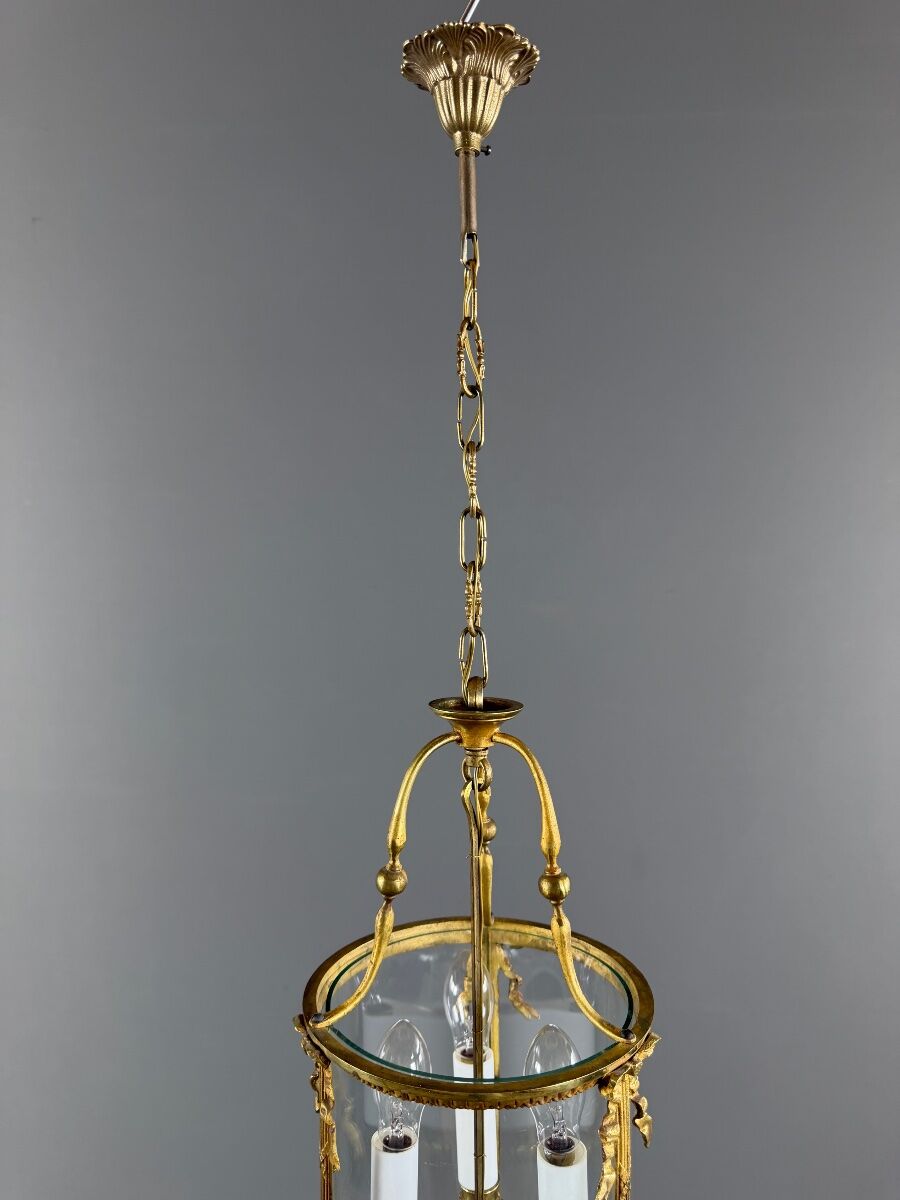 Golden bronze lantern, 20th century