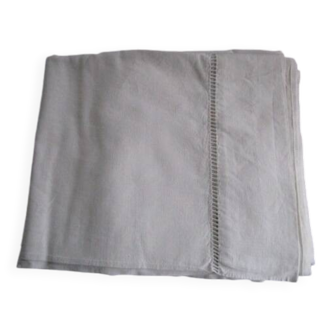 Old sheet 300x230cm - embroidered back
