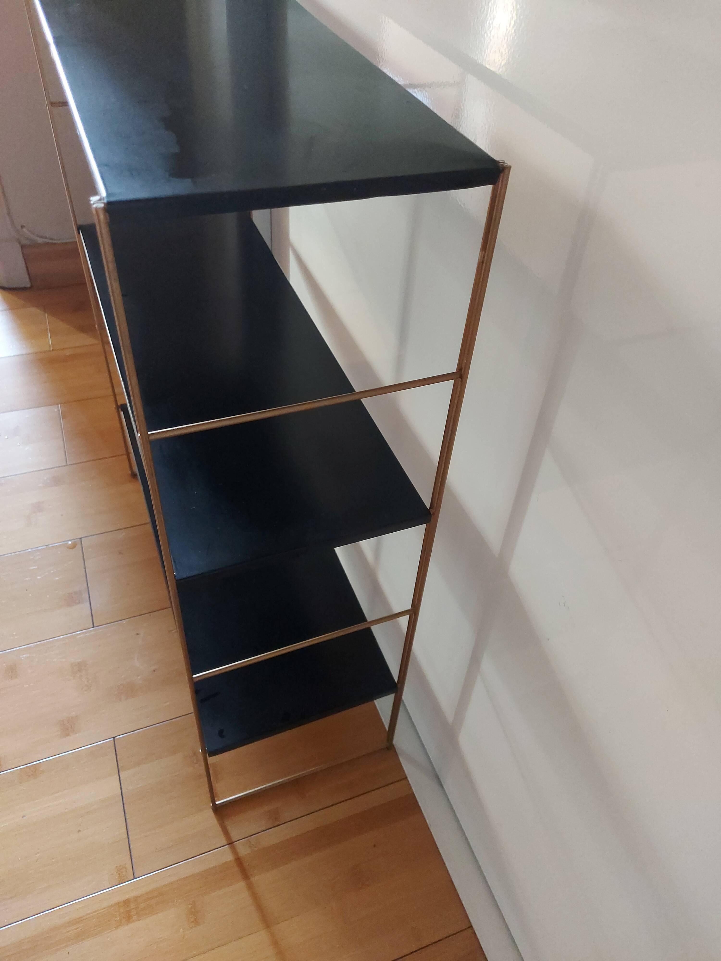Vintage tomado, brass and metal floors