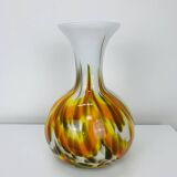 Murano glass opaline vase, 1970s, vintage