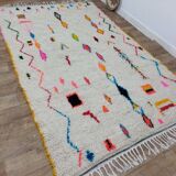 Handmade wool Berber rug 300 X 186 CM