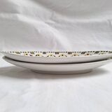 Yellow and black plate Gien 456