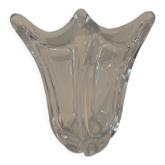 Vase en cristal de Daum France 1960