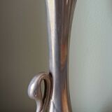 Metal swan soliflore vase