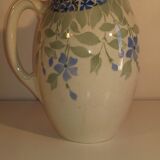 Old periwinkle broc in Lunéville porcelain