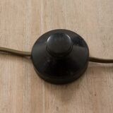 Italian floral brass floor lamp, 1970-80s