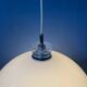 Mushroom pendant - Space Age white light fixture