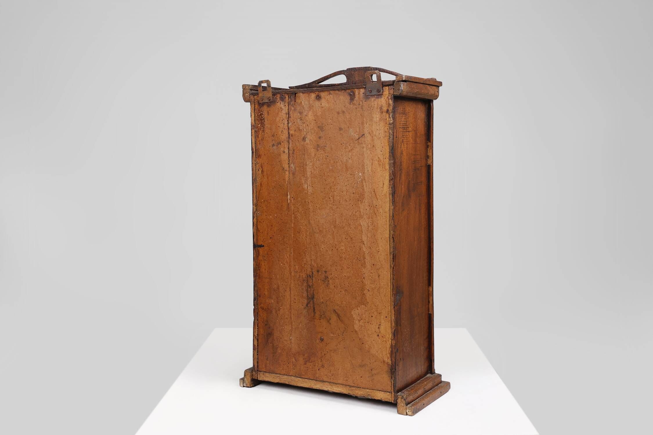 French Art Deco shaving cabinet in wood from the 1930