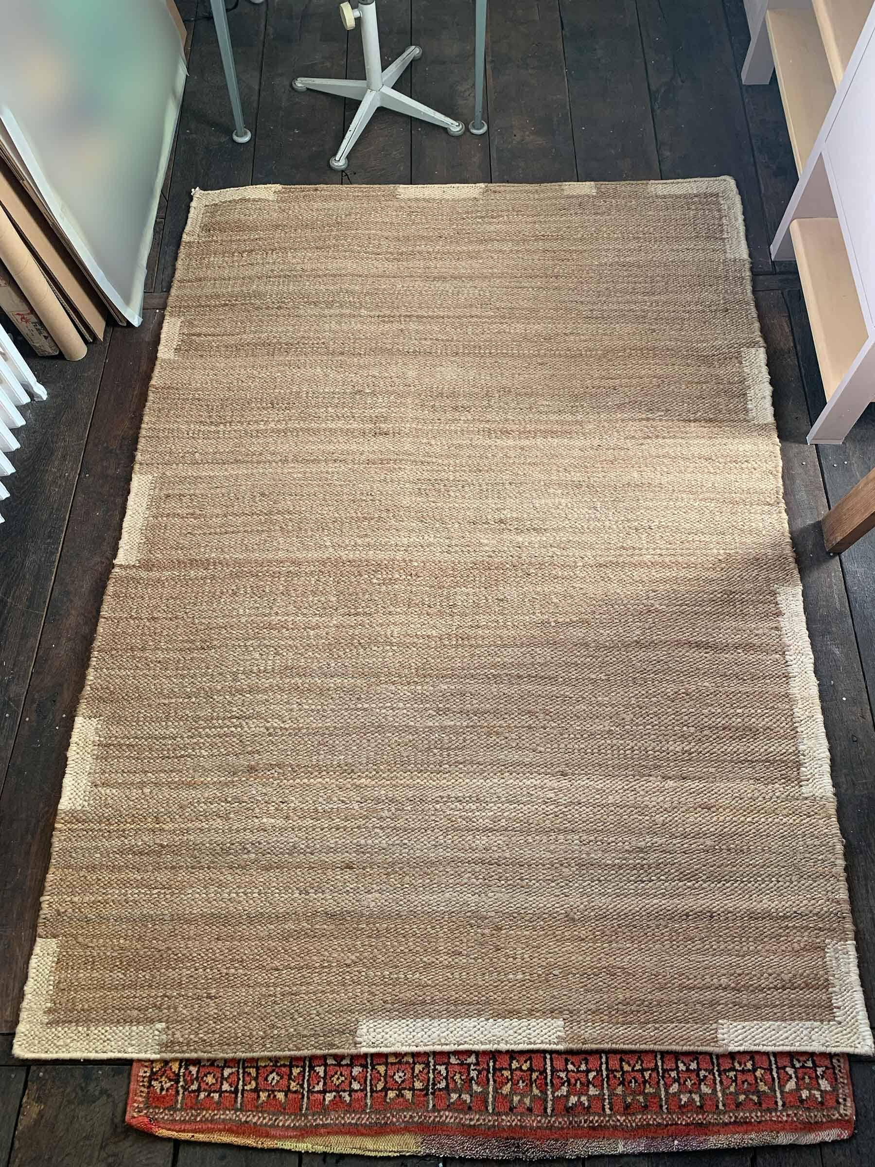 Jute plant rug by Nordic Knots