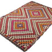 Anatolian handmade kilim rug 193 cm x 145 cm