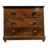 Master chest of drawers Napoleon III period in mahogany circa 1850