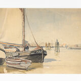 Norderney, Gouache on thick Paper, 46 x 45 cm