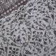 4x7 Turkish Floral Gray & Black Vintage Rug, 124x208Cm