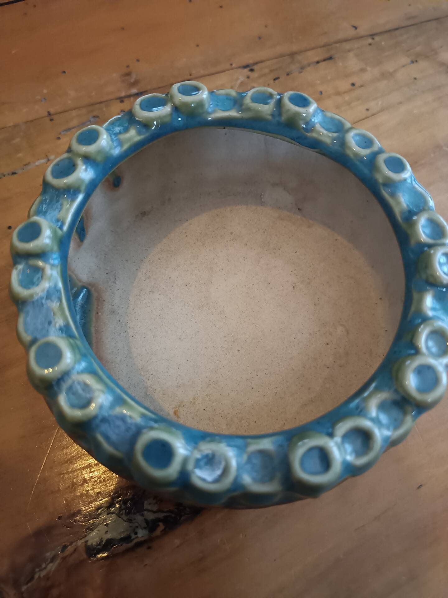 Vide poche bambous façon barbotine