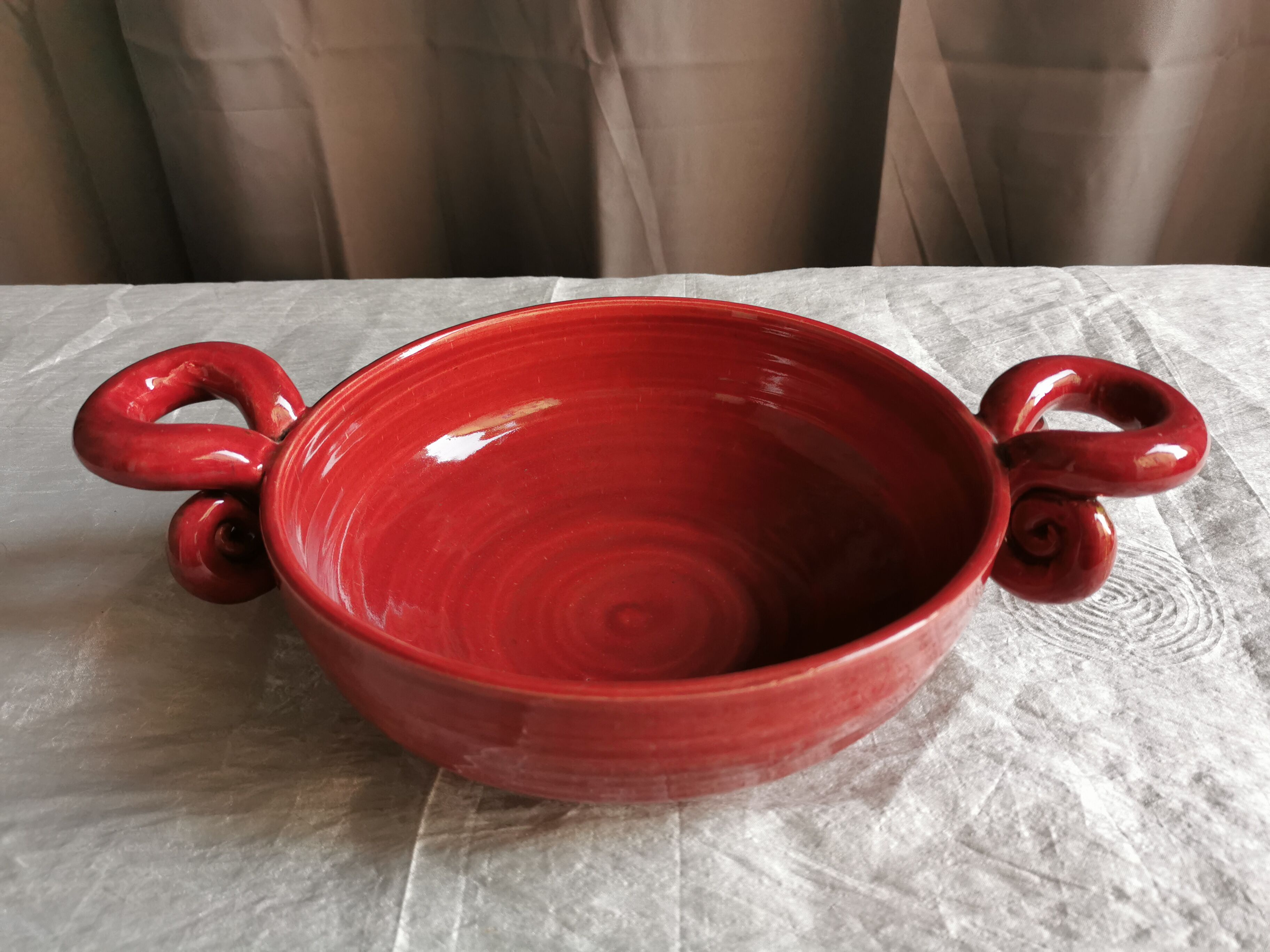 Vintage cup of "clement massier"