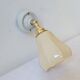 Art Deco wall lamp in porcelain and opaline