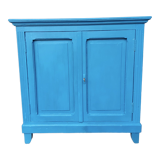 Buffet parisien peint en bleu