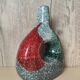 Vase artisanal tricolore