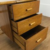 Rattan desk 1970 jungle chic style