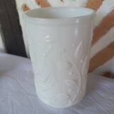 White opaline vase