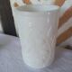 Vase opaline blanche