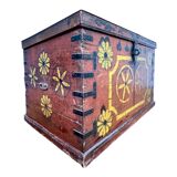 Afghan dowry chest in painted wood