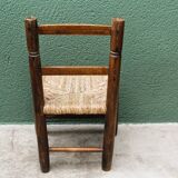 Straw children's chair