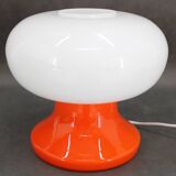 Lampe de table champignon en verre Stepan Tabery des années 1970, Tchécoslovaquie