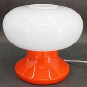 1970s Stepan Tabery Glass Mushroom Table Lamp, Czechoslovakia