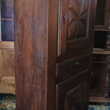 Standing man Louis XIII in oak 19th