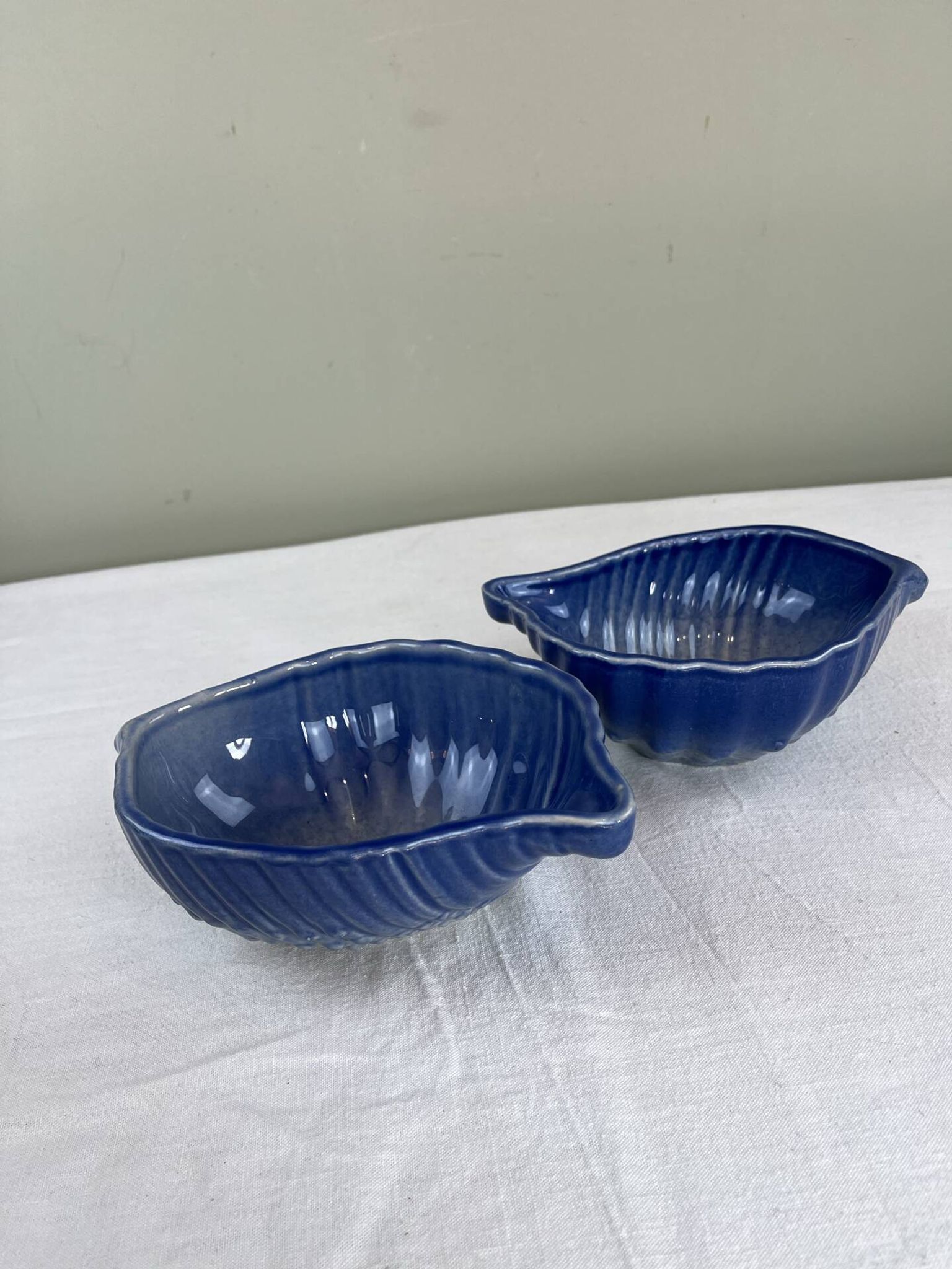 Duo de coupelles coquillages