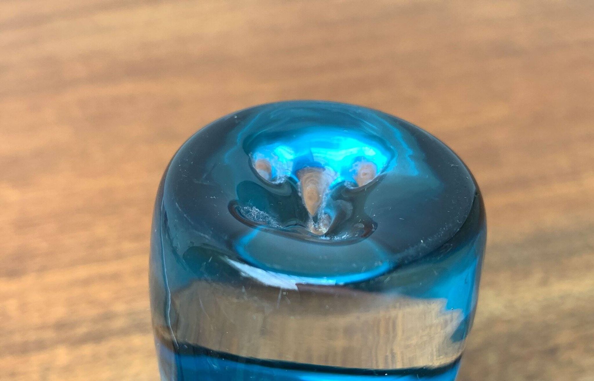 Vase en Verre d'Art Vintage