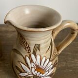Ceramic pitcher by fonck and mateo in vallauris