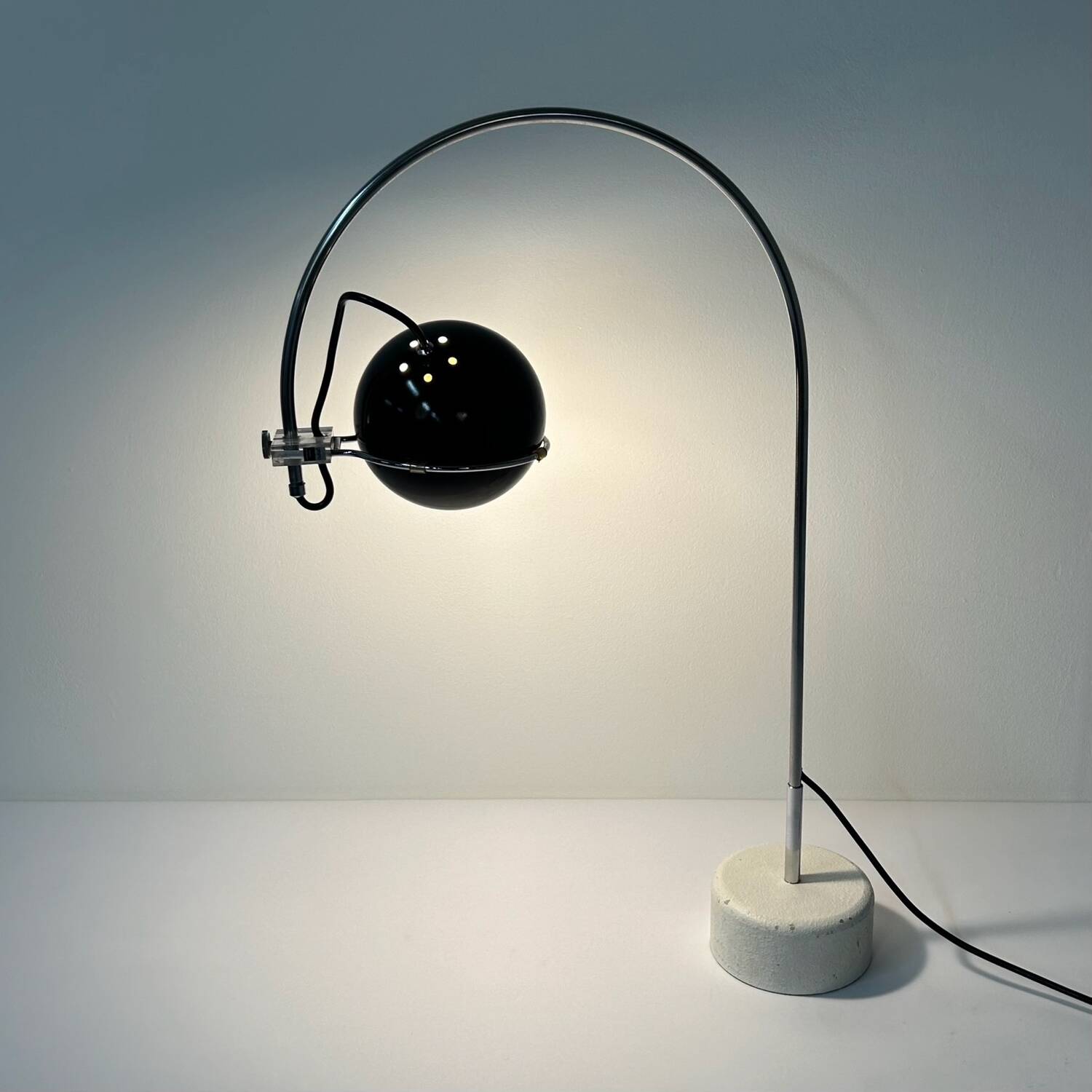 arc lamp by gebr. posthuma for gepo, 1970s